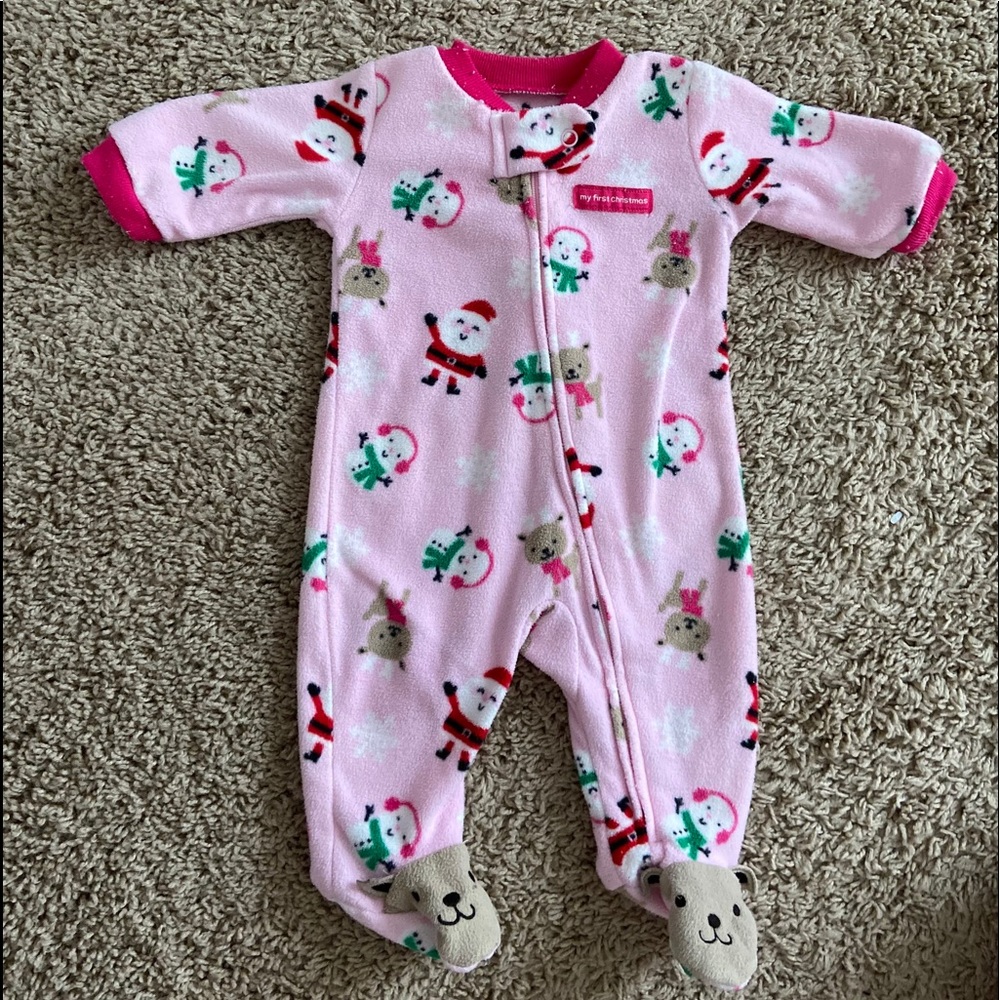 My first Xmas pj’s and matching set of hats ❤️